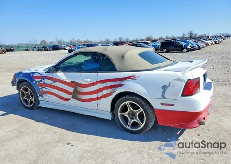 2000 Ford Mustang из США, поврежденный, VIN 1FAFP4447YF205307